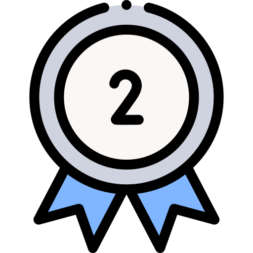 Second Place Badge